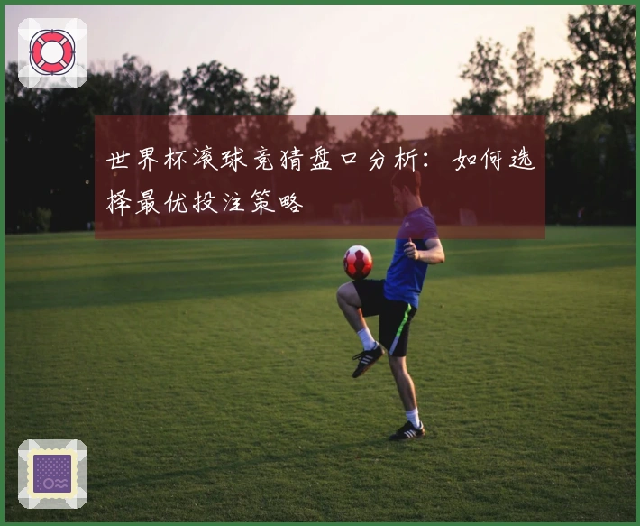 世界杯滚球竞猜盘口分析：如何选择最优投注策略